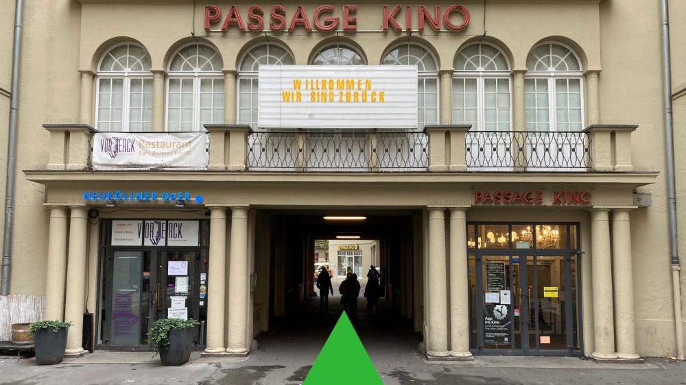 Eingang Passage Kino