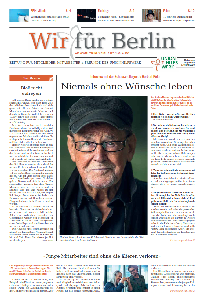 WIR für Berlin, Ausgabe 105