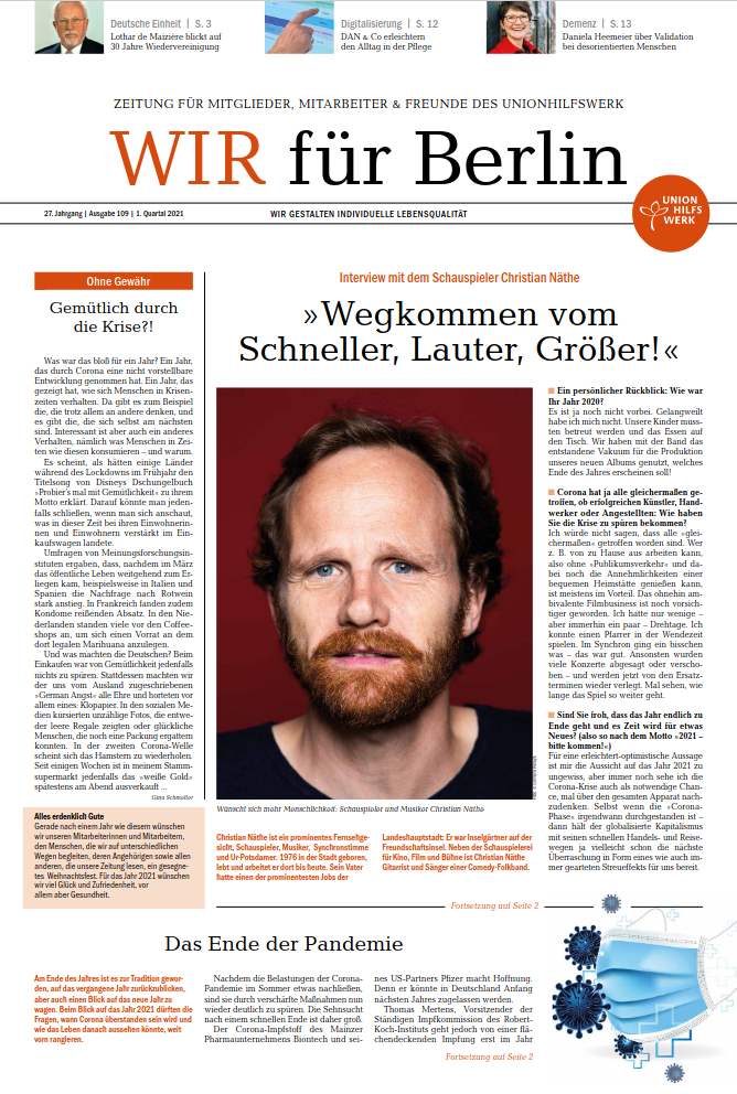 WIR für Berlin, Ausgabe 109