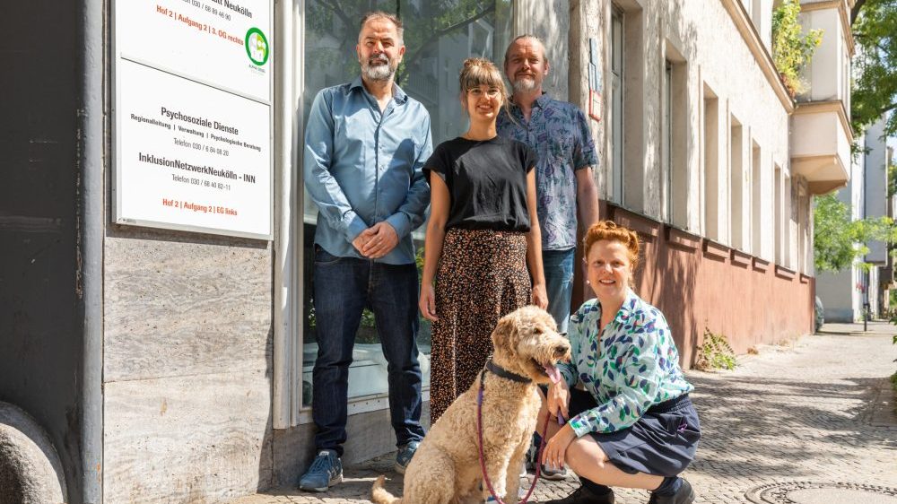 Team Zuverdienstwerkstatt Neukölln des Unionhilfswerks